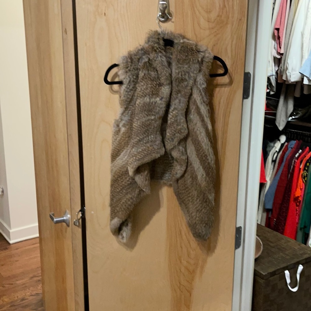 Yves Solomon fur vest